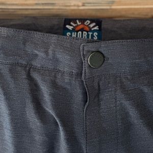 Great Faherty All Day Shorts Dark Grey Men’s 34 - 7” length